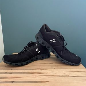 On Cloud X Black/Asphalt Sneakers